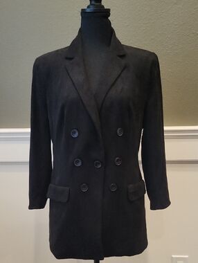 Calvin Klein Black Double-Breasted Women's Blazer